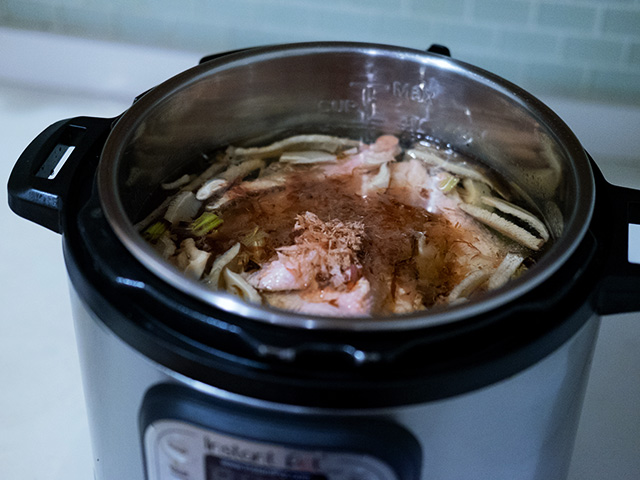 Put ingredients in the Instant Pot
