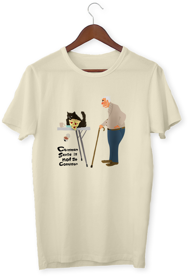T-shirt: Common sense is not so common