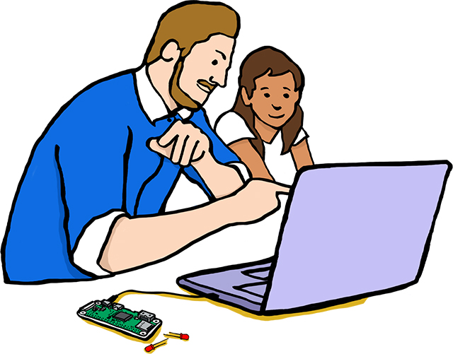Illustration for an education website